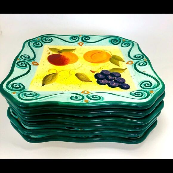 Medici by Tabletops Unlimited 8" Plate, 6 Available - Picture 5 of 13